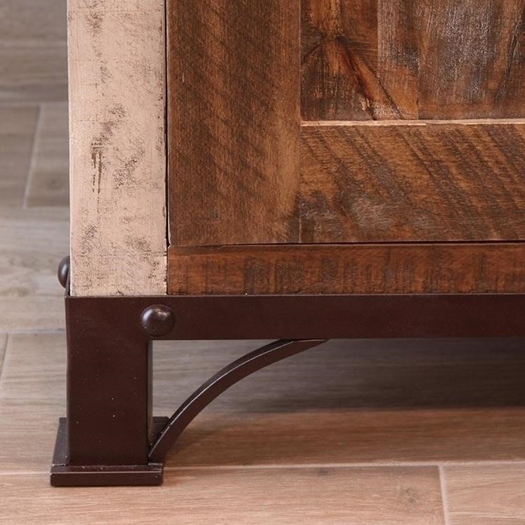 International Furniture Direct 900 Antique IFD966GTCH Rustic Gentleman